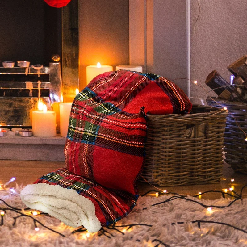 Plaid in MicroPile Agnellato Scozzese - Tartan