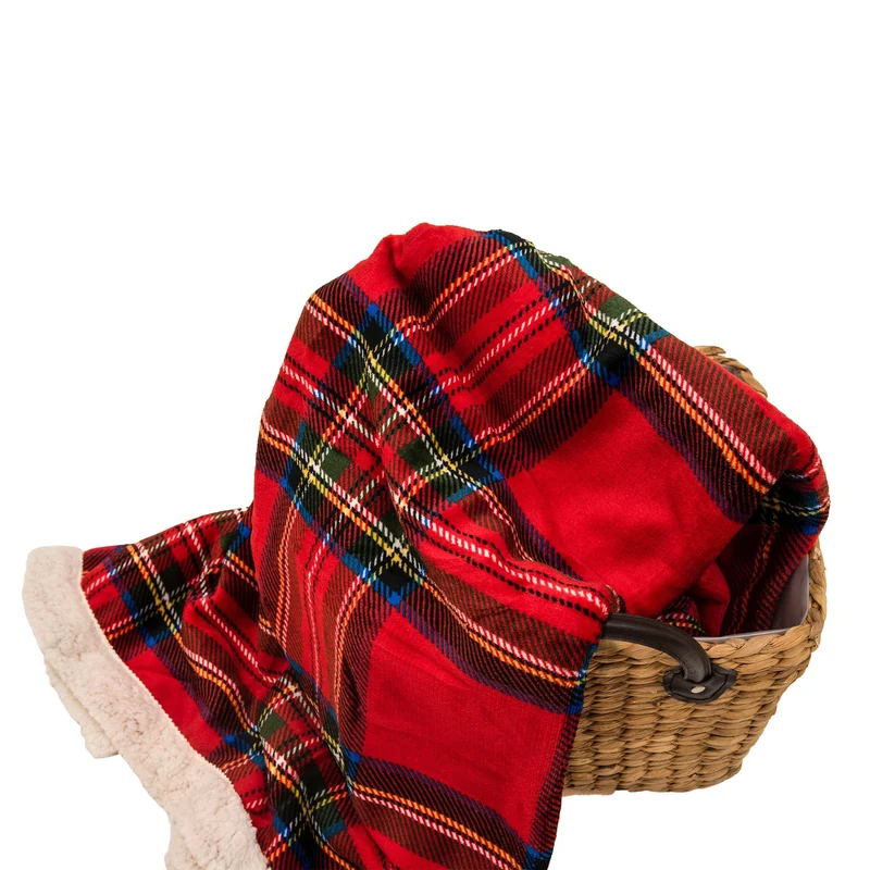 Plaid in MicroPile Agnellato Scozzese - Tartan