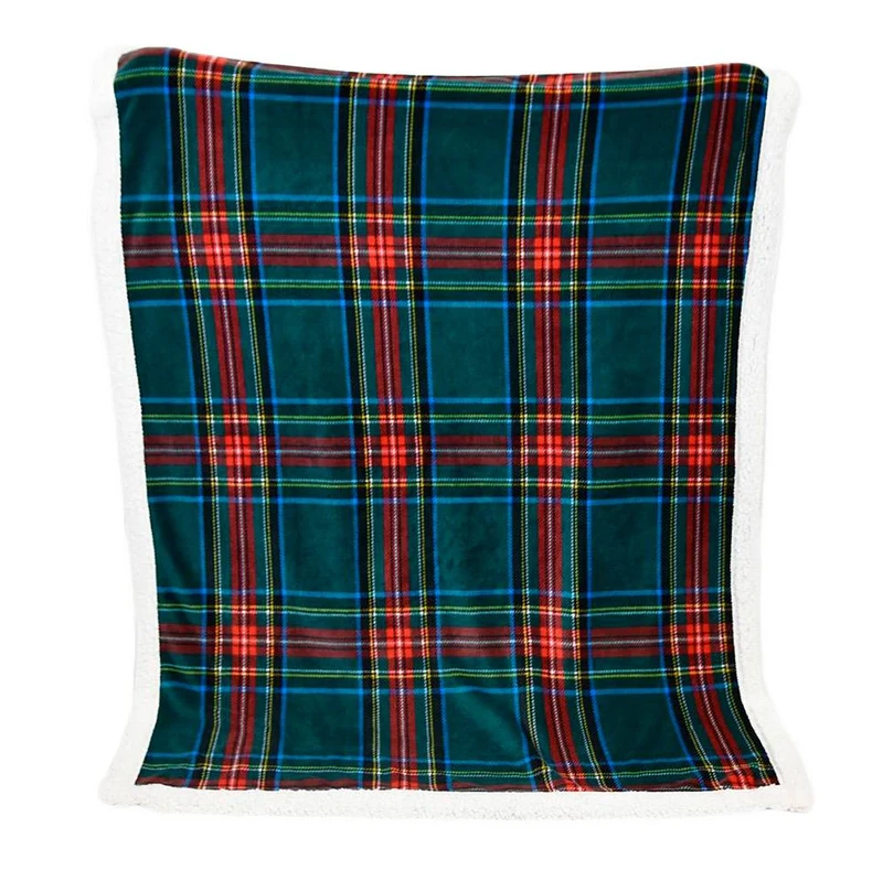 Plaid in MicroPile Agnellato Scozzese - Tartan