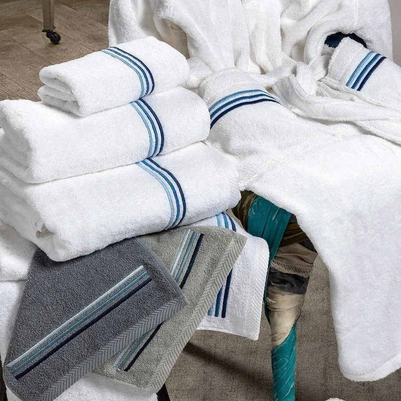 Telo da Bagno in Spugna con Triplo Ricamo Bacchetta - Mururoa