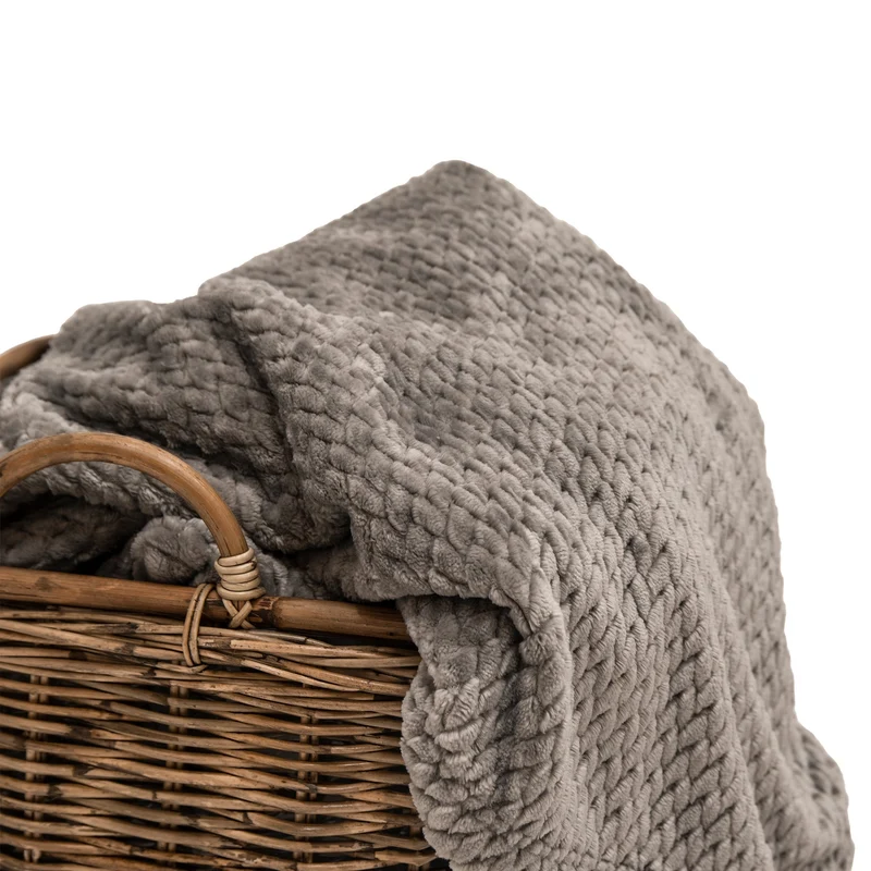 Coperta in Micropile fantasia Jacquard - Flannel Jacquard