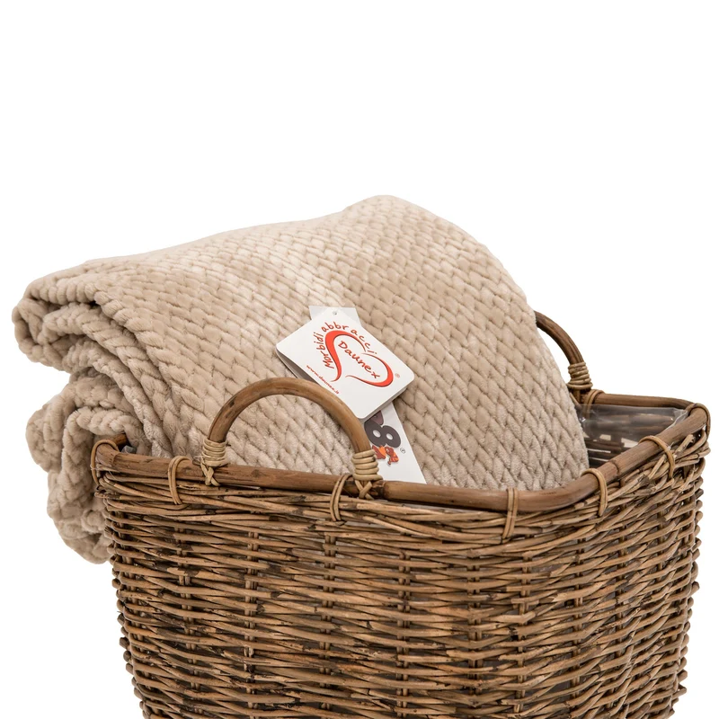 Coperta in Micropile fantasia Jacquard - Flannel Jacquard