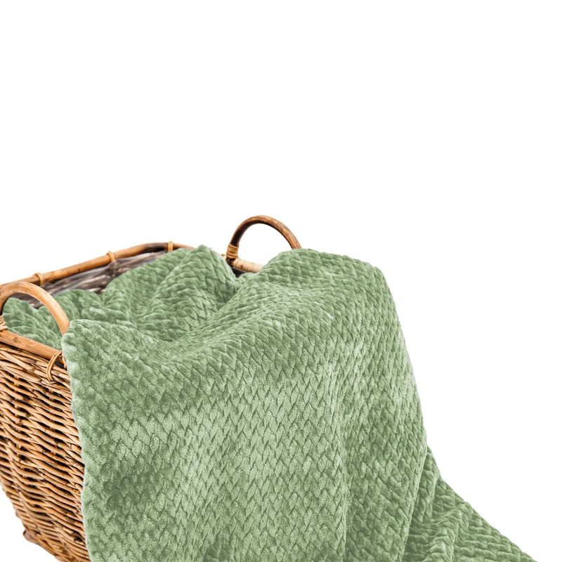 Coperta in Micropile fantasia Jacquard - Flannel Jacquard