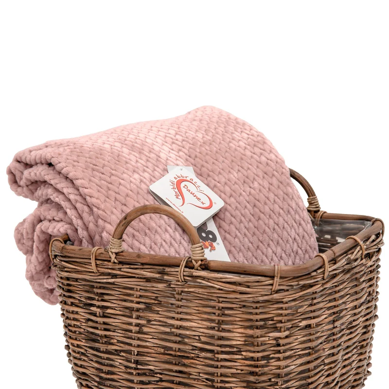 Coperta in Micropile fantasia Jacquard - Flannel Jacquard