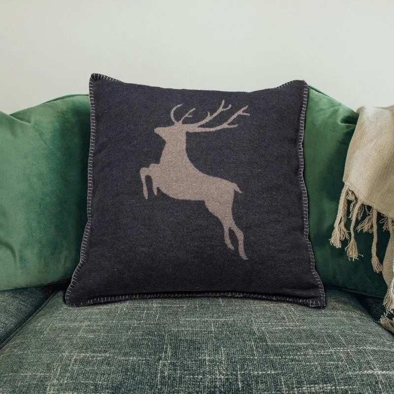 Copricuscino in cotone Fantasia - Deer