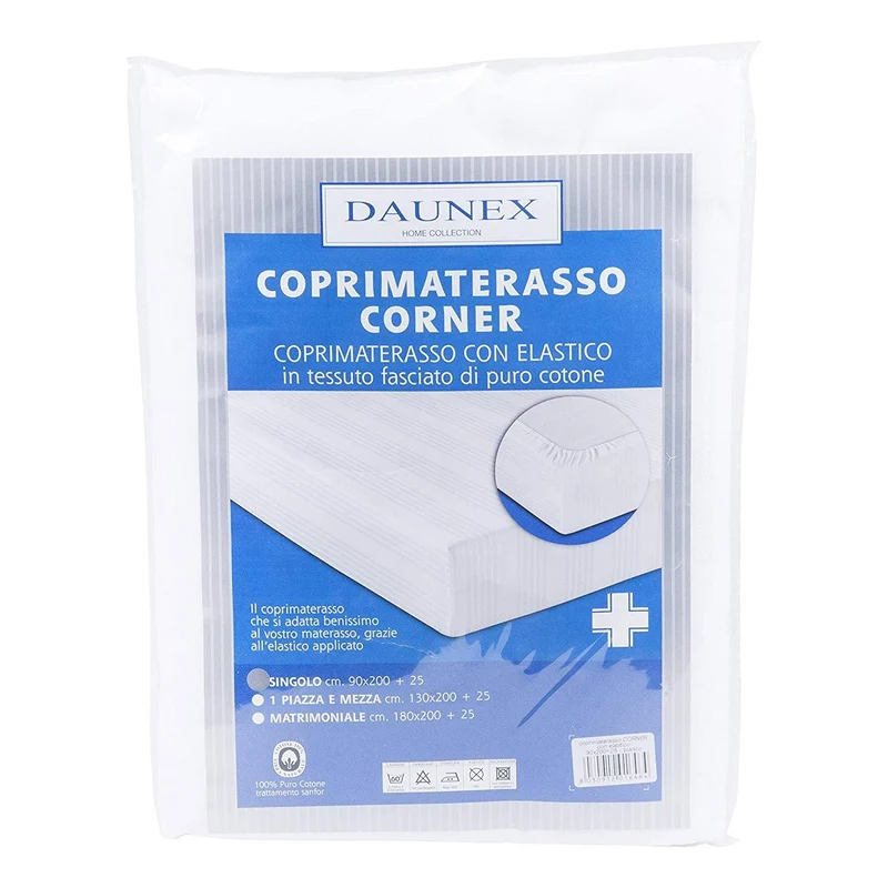 Coprimaterasso in Cotone con Elastico - Corner