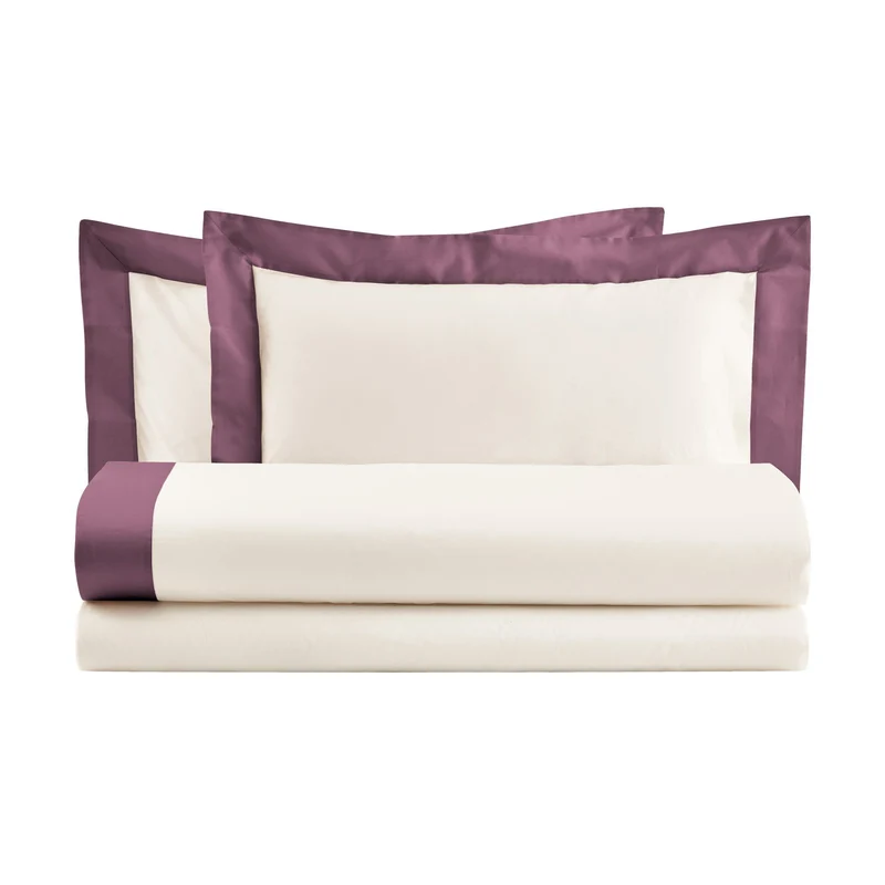 Completo Lenzuola con Bordo in Raso - Diamante