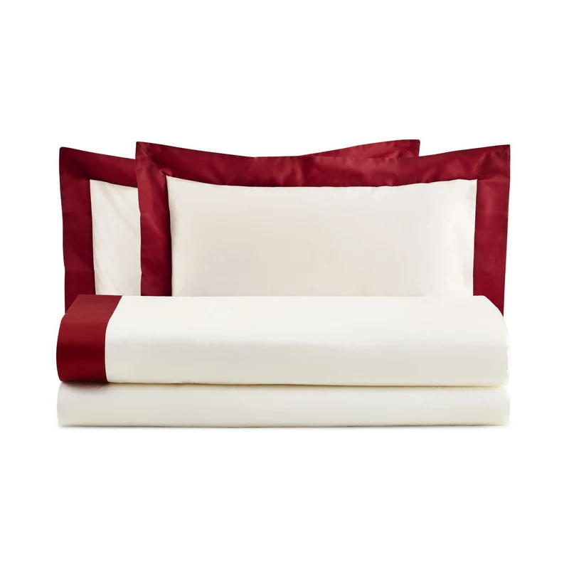 Completo Lenzuola con Bordo in Raso - Diamante