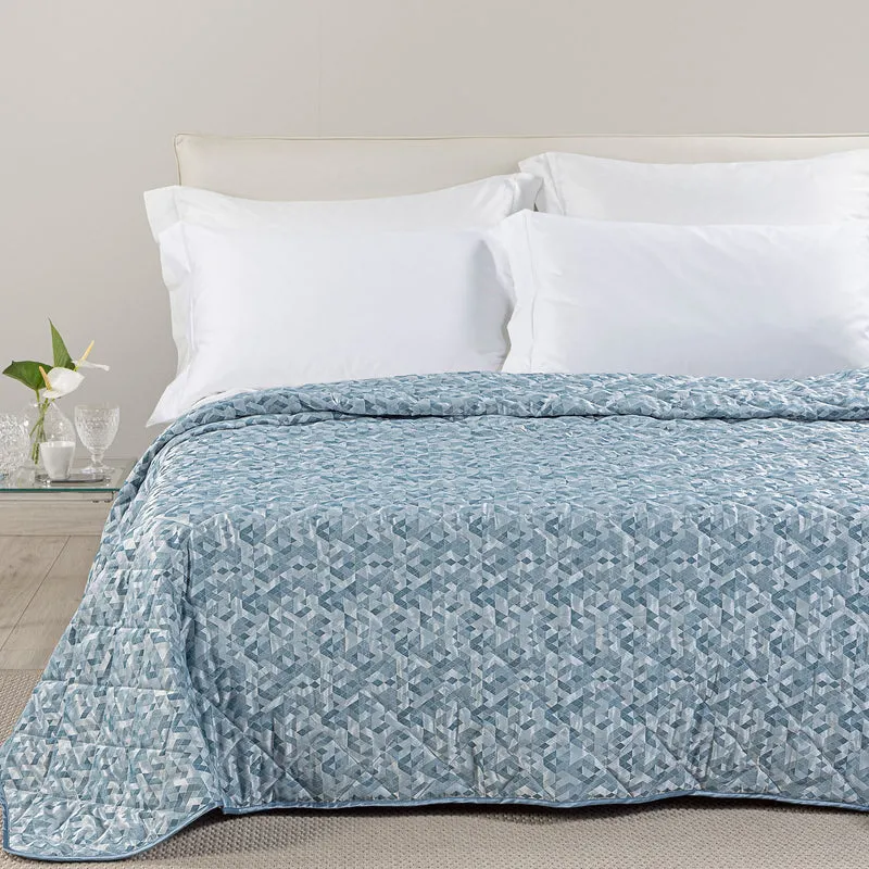 Copriletto Primaverile mixer in Raso Jacquard 80 gr/mq