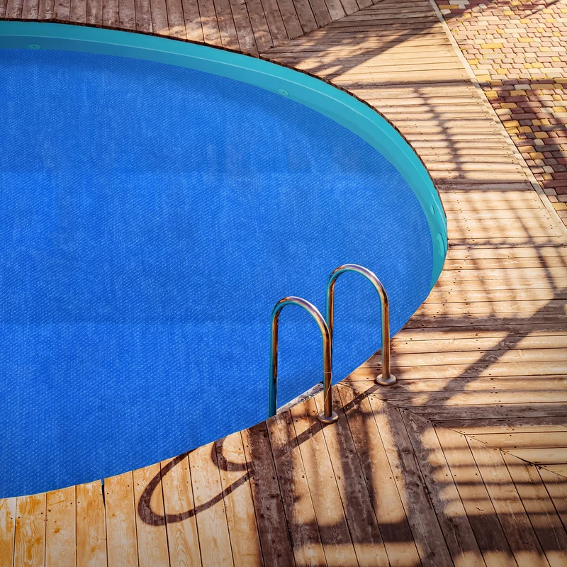 Pool Solarfolie rund Ø 600 cm Blau, Pool Solarabdeckplane 400µm, Solarplane Solarabdeckung zuschneidbar, Poolabdeckung