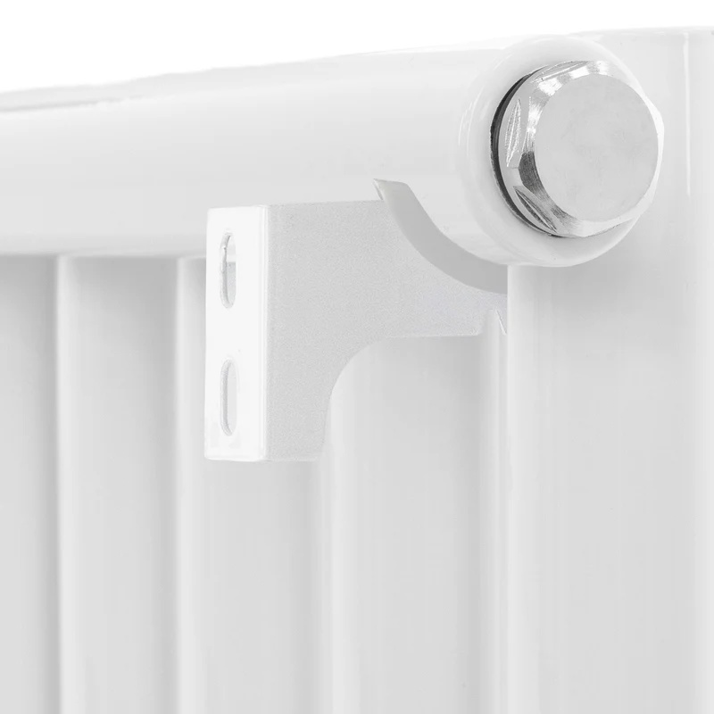 Elektrischer Badheizkörper Einlagig Horizontal mit Heizstab 600W 600x1020 mm Weiß LuxeBath