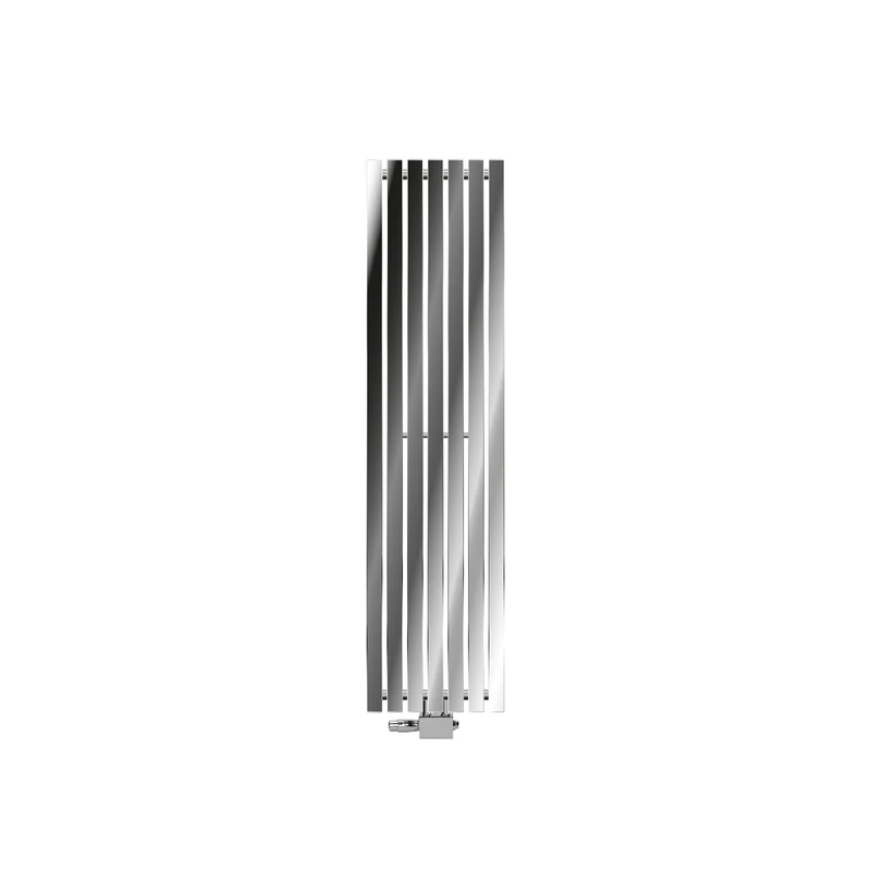 Badheizkörper Vertikal mit Mittelanschluss 1400x370 mm Chrome inkl. Universale Anschlussgarnitur LuxeBath