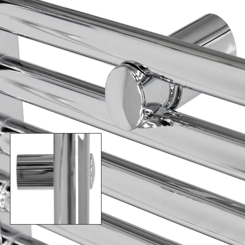 Badheizkörper Sahara 750x1200 mm Chrome gerade mit Seitenanschluss