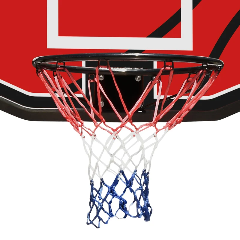 Basketball-Backboard mit Ring und Netz Ø 45cm aus Stahl und Nylon Pure2Improve