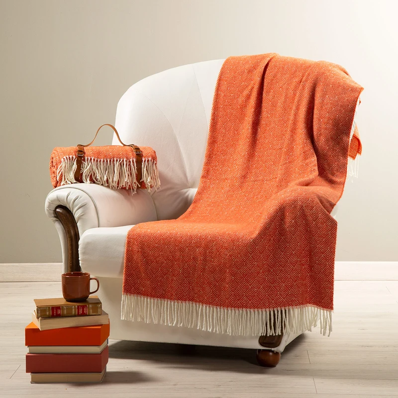 Plaid cortina Moderno in Cotone