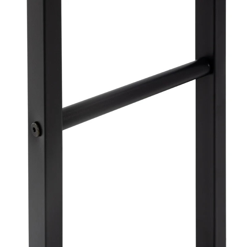 Kaminholzregal rechteckig 100x150x25 cm Dunkelgrau aus Stahl ML-Design