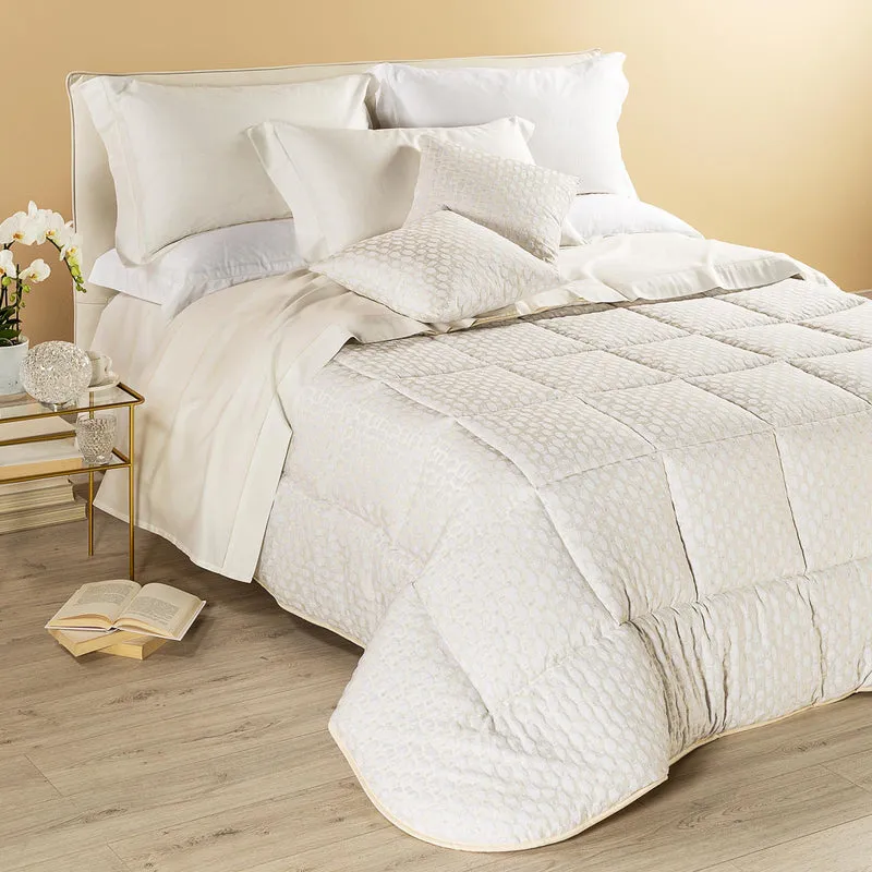Trapunta gemma Floreale in Raso Jacquard 300 gr/mq