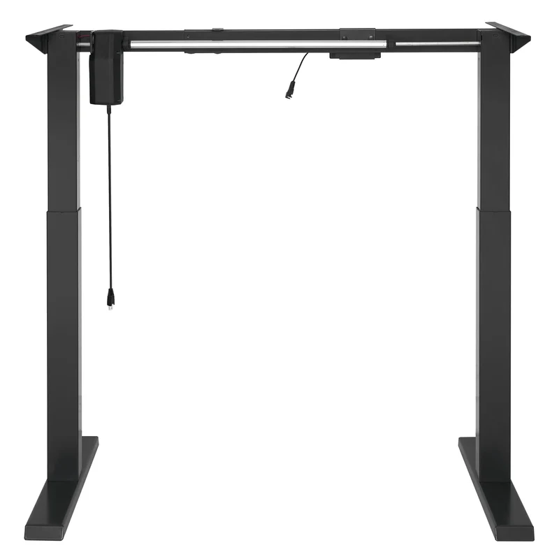 Elektrisches Schreibtischgestell Schwarz aus Kunststoff und Stahl ML-Design