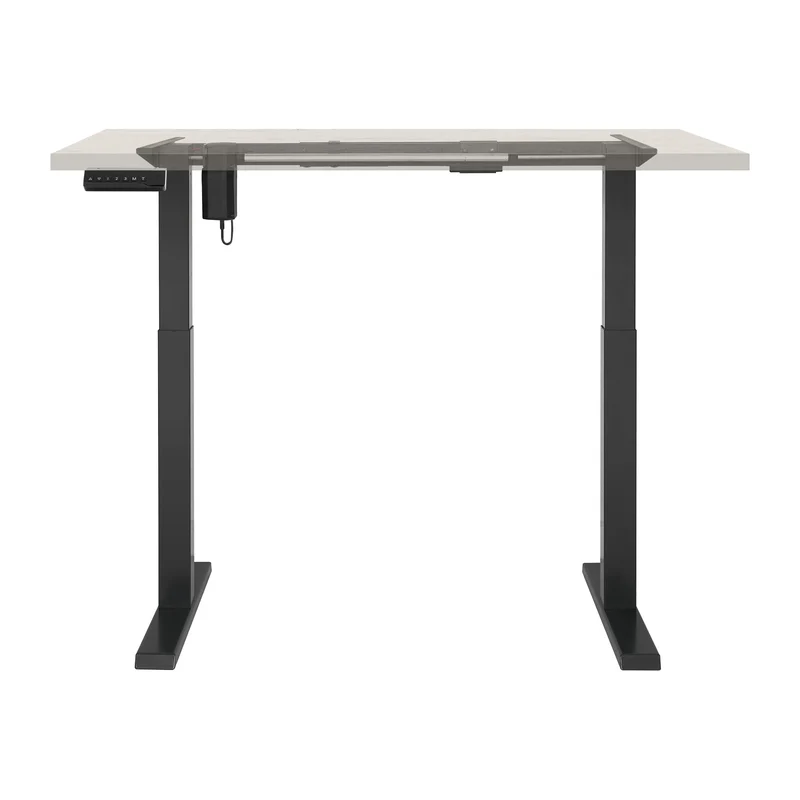 Elektrisches Schreibtischgestell Schwarz aus Kunststoff und Stahl ML-Design