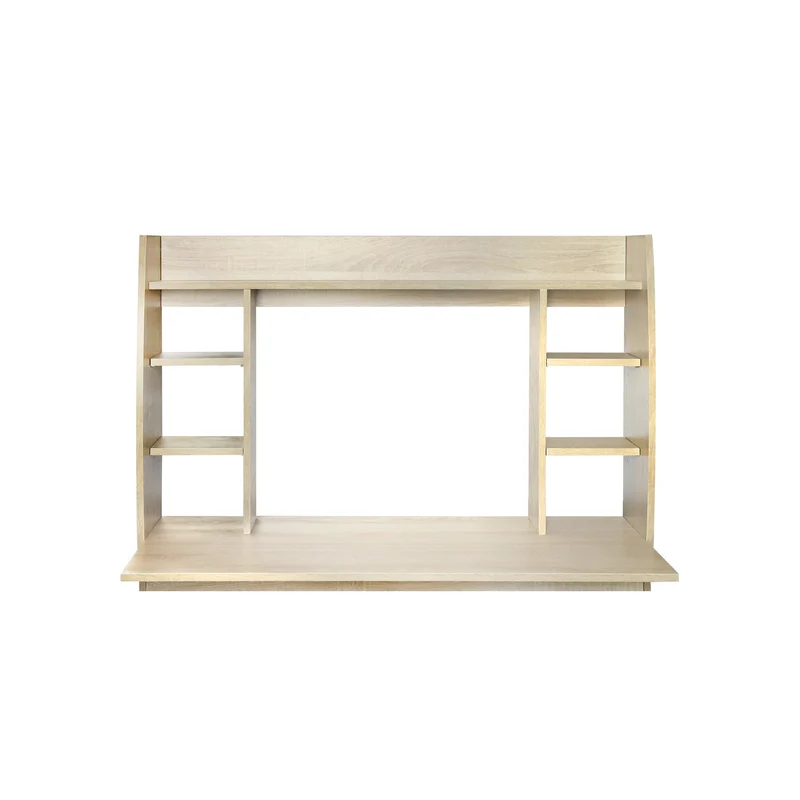 Wandschreibtisch 110x75x48 cm Sonoma-Eiche aus MDF ML-Design