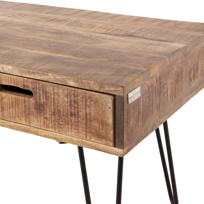 Couchtisch 100x50x50 cm natur aus Mangoholz WOMO-Design