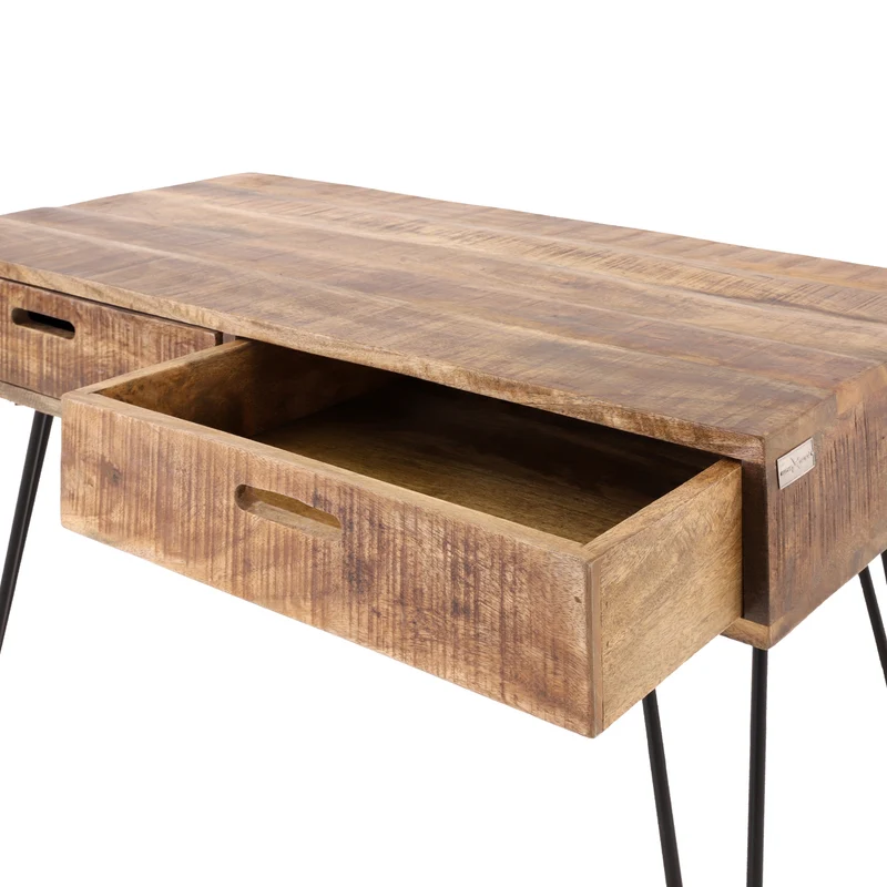 Couchtisch 100x50x50 cm natur aus Mangoholz WOMO-Design