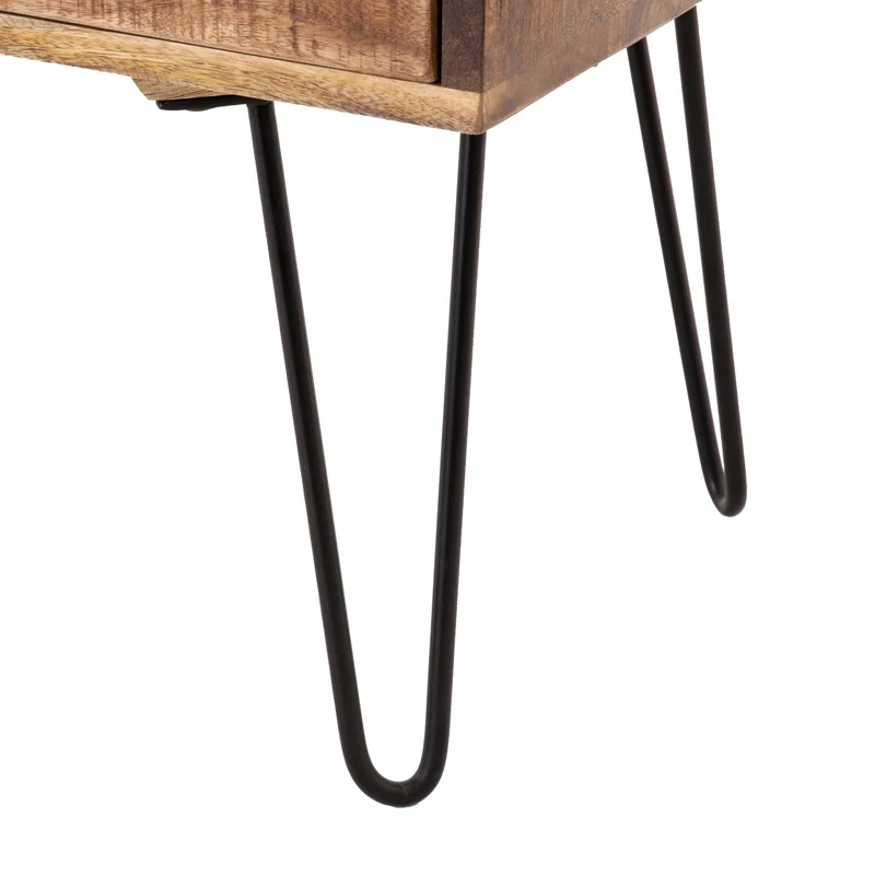 Couchtisch 100x50x50 cm natur aus Mangoholz WOMO-Design