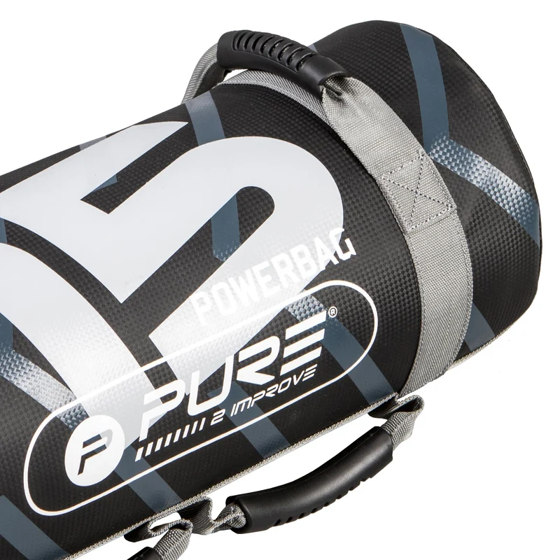 Power Bag 15 kg Schwarz/Grau aus PVC und PE Pure2Improve