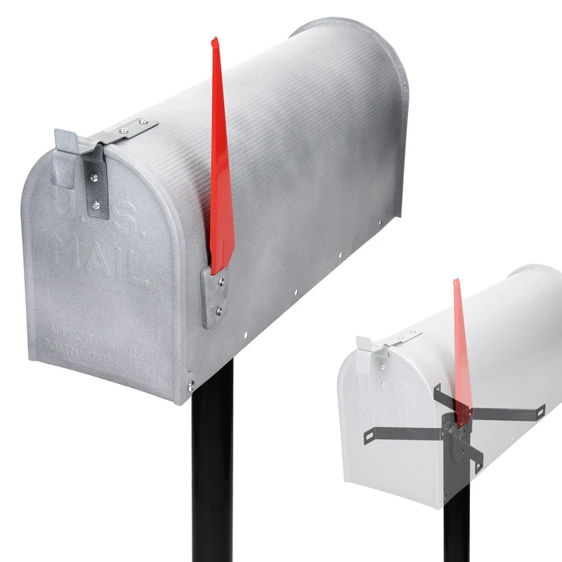 Briefkasten US Mailbox inkl. Standfuß Betonoptik aus Aluminium ML-Design