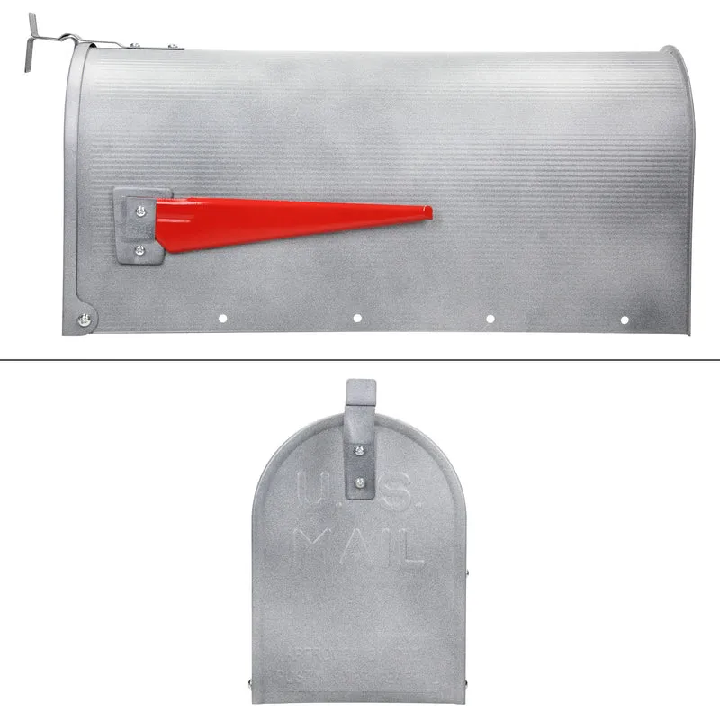 Briefkasten US Mailbox inkl. Standfuß Betonoptik aus Aluminium ML-Design