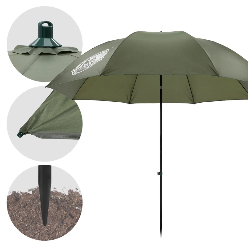 Angelschirm mit Kippfunktion 2,1 m wasserabweisend inkl. Tragetasche
