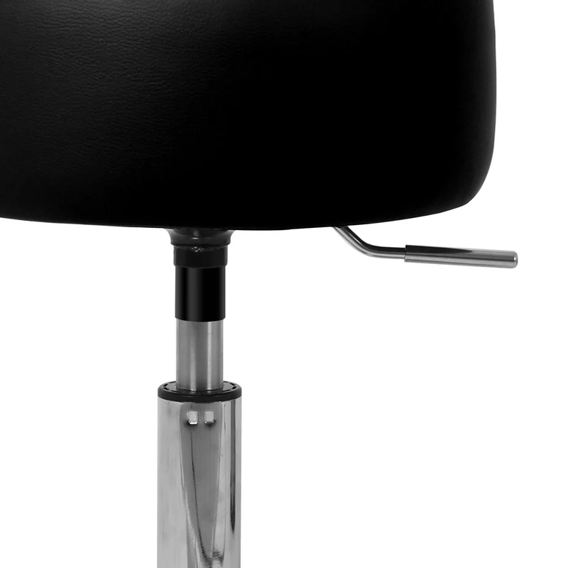 Schminktisch Frisiertisch 89,5x155x43,5 cm in Weiß mit Spiegel 3-tlg, 3 Ablagen & Hocker Drehbar in Schwarz ML-Design