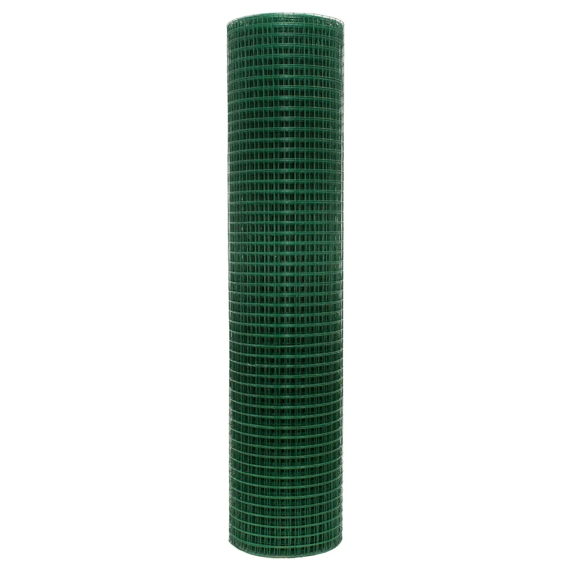 Volierendraht Grün aus verzinktem Stahl 1x25m Drahtstärke 0,75mm Maschenweite 19x19mm