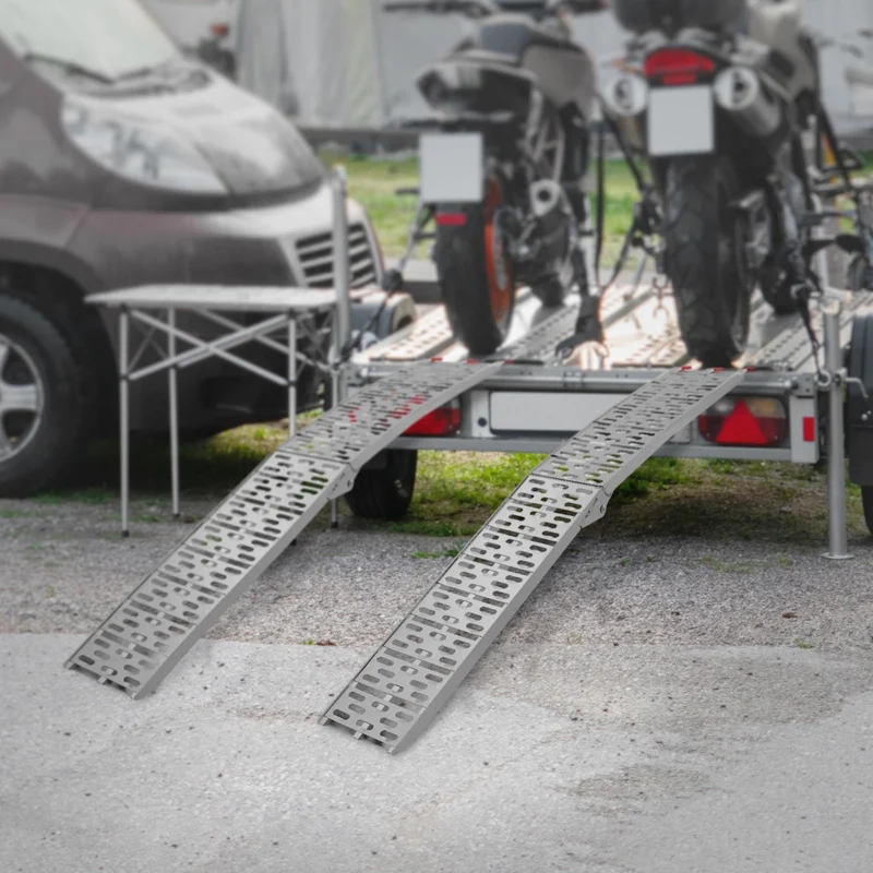Auffahrrampe 2er Set aus Aluminium bis 340kg