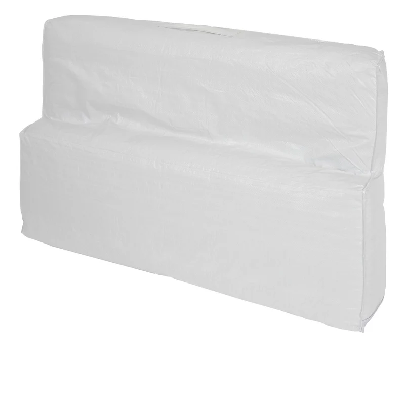 Palettenkissen 2er Set Grau 118x79 cm aus Baumwolle