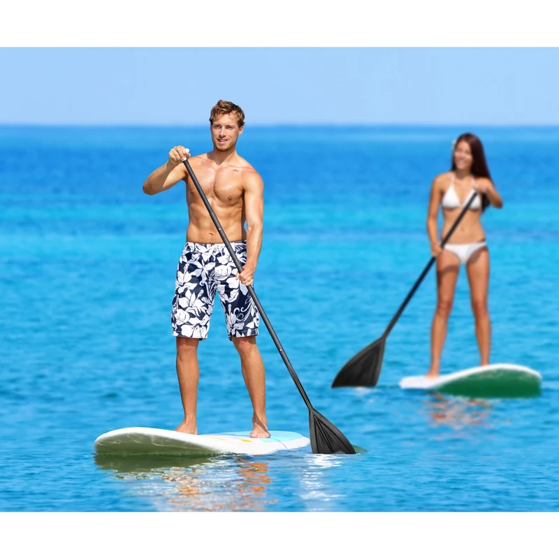 Stand Up Paddle aufblasbares SUP Board Classic 308x76x10 cm in Rot aus PVC inkl. Pumpe und Tragetasche