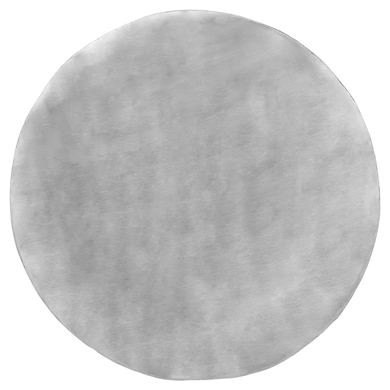 Beistelltisch Bienenwabe Ø 40x50 cm Silber aus Metall WOMO-Design