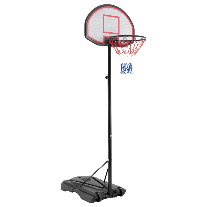 Basketballständer, 262 cm, aus Stahl und HDPE Kunststoff