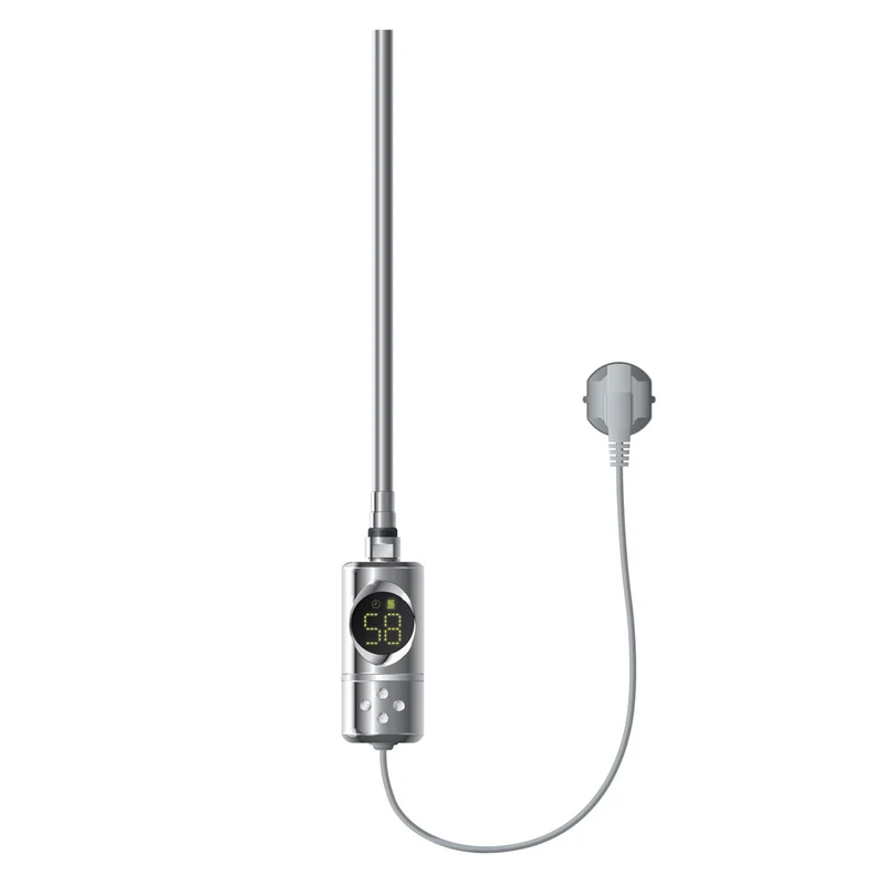 Heizstab 900W Chrome mit Thermostat und LCD Bildschirm LuxeBath