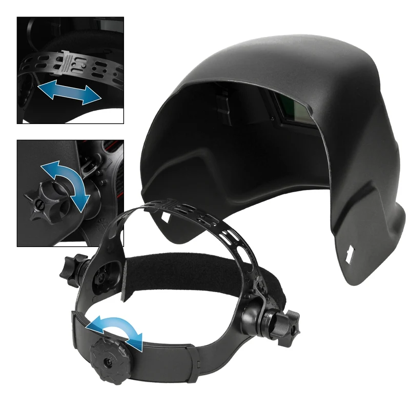Automatik Schweißhelm mit 2 Sensoren, UV/IR-Schutz, für alle gängigen Schweißtechniken