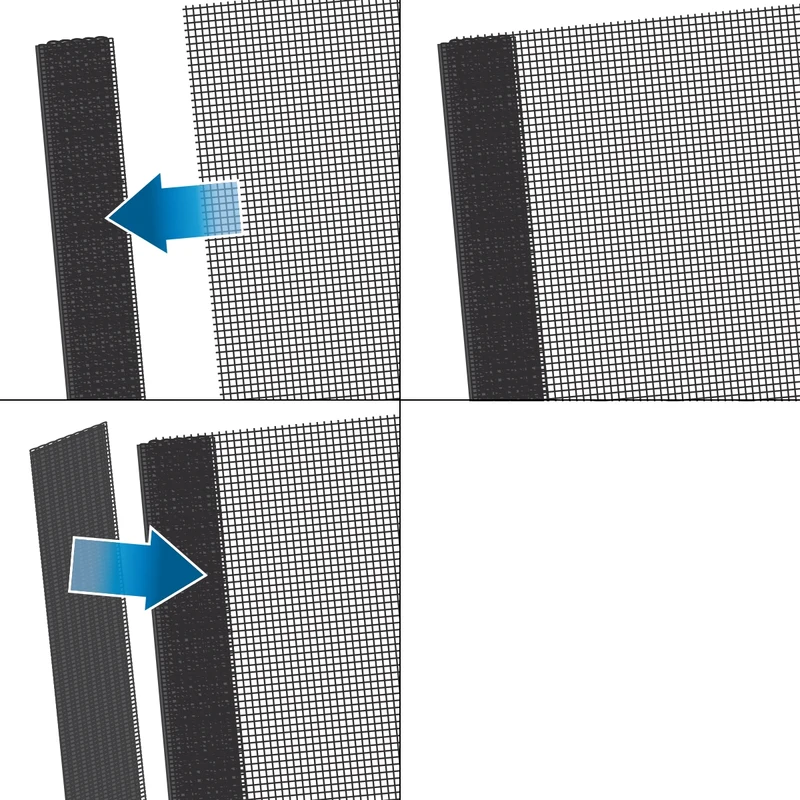 Klettband für Fliegengitter Weiß 5m x 1cm