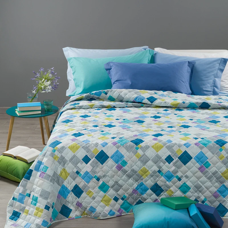Copriletto Primaverile peggy Art in Cotone 80 gr/mq