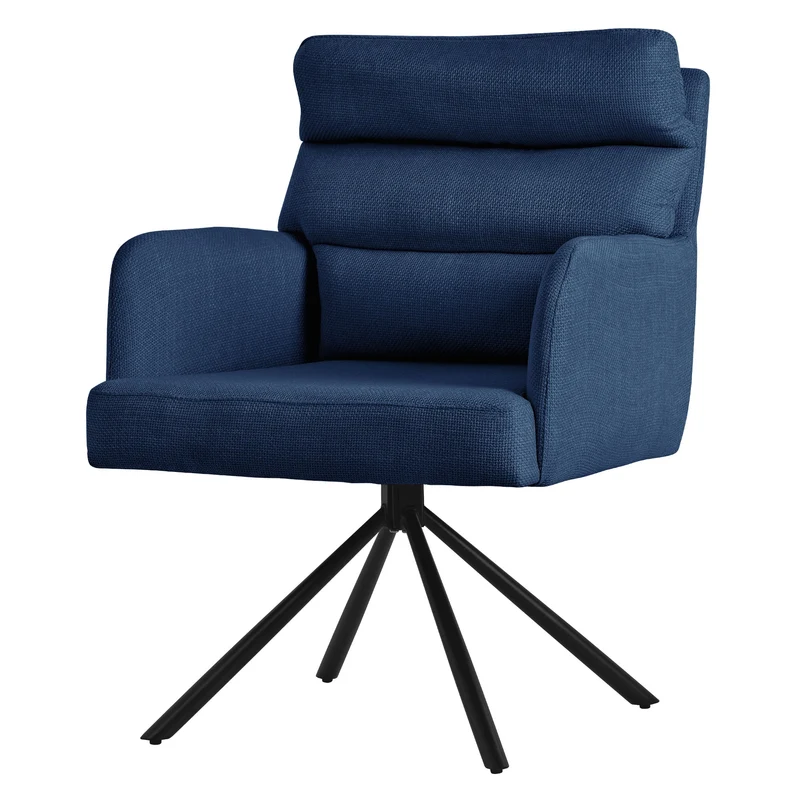 Esszimmerstuhl aus gewebtem Stoff mit abnehmbaren Kissen ML-Design