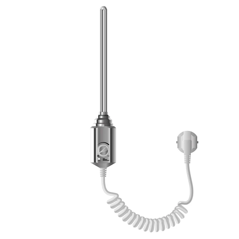 Heizstab 300W Chrome mit Thermostat für Badheizkörper LuxeBath
