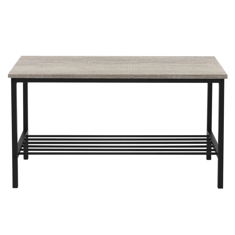 Esszimmergruppe mit Bank 4-Teilig mit Esstisch und Stühlen Sonoma Eiche Stahlgestell ML-Design