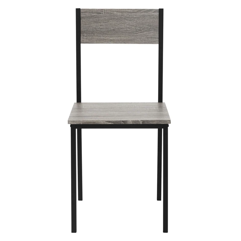 Esszimmergruppe mit Bank 4-Teilig mit Esstisch und Stühlen Eiche Grau Stahlgestell ML-Design