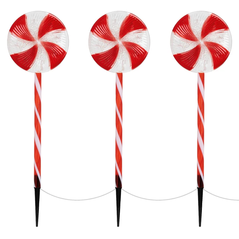 LED Lolly Lichterkette Weihnachtslichterkette wasserdicht mit Timer und verschiedenen Leuchtmodis
