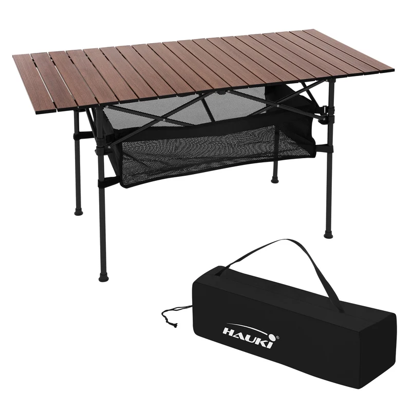 Campingtisch klappbar 118x55x64,5 cm aus Aluminium Hauki