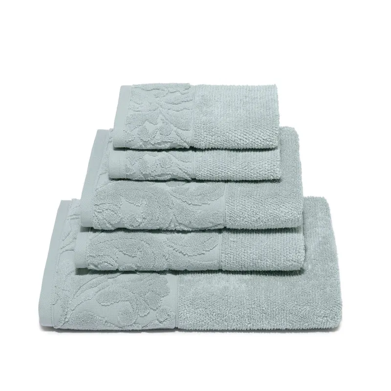 Set asciugamani in spugna smeralda in Cotone 420 gr/mq