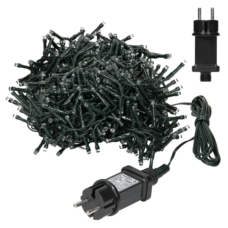 LED Lichtervorhang 12 m IP44 LED Birnen